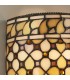 1 Light Indoor Wall Uplighter Dark Bronze with Tiffany Glass, E14 - 4