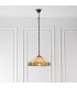 1 Light Medium Ceiling Pendant Dark Bronze, Tiffany glass, E27 - 3