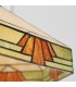 1 Light Medium Ceiling Pendant Dark Bronze, Tiffany glass, E27 - 4