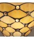 1 Light Indoor Wall Uplighter Dark Bronze with Tiffany Glass, E14 - 4