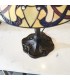 2 Light Medium Table Lamp Dark Bronze, Tiffany Glass, E27 - 4