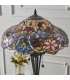 2 Light Medium Table Lamp Dark Bronze, Tiffany Glass, E27 - 3