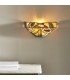 1 Light Indoor Wall Uplighter Dark Bronze with Tiffany Style Glass, E14 - 2