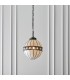 1 Light Small Globe Ceiling Pendant Dark Bronze, Tiffany glass, E14 - 3
