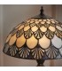 2 Light Small Table Lamp Dark Bronze, Tiffany Glass, E14 - 3