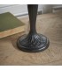 2 Light Small Table Lamp Dark Bronze, Tiffany Glass, E14 - 4
