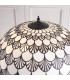 2 Light Floor Light Dark Bronze, Tiffany Glass, E27 - 4