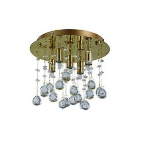 5 Light  Small Ceiling Pendant Gold, G9 - 1
