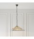 3 Light Large Ceiling Pendant Dark Bronze, Tiffany glass, E27 - 3