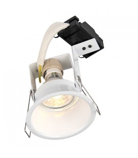 1 Light Recessed Light Gloss White, GU10 - 2
