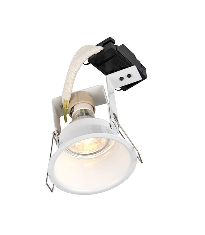 1 Light Recessed Light Gloss White, GU10 - 2