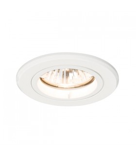 Fire Rated 1 Light Recessed Downlight Matt White, GU10 - 2