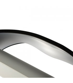 Integrated LED 1 Light Outdoor Up Down Wall Light Textured Matt Black, Opal IP65 - 2