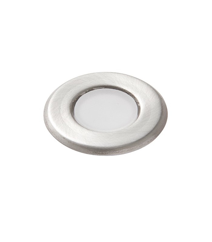 Integrated LED 1 Light Outdoor Recessed Light Marine Grade Brushed Stainless Steel, Frosted IP67 - 3