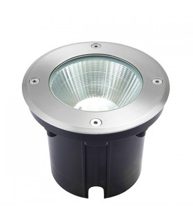 Integrated LED 1 Light Outdoor Recessed Light Brushed Stainless Steel, Glass IP67 - 2