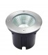 Integrated LED 1 Light Outdoor Recessed Light Brushed Stainless Steel, Glass IP67 - 3