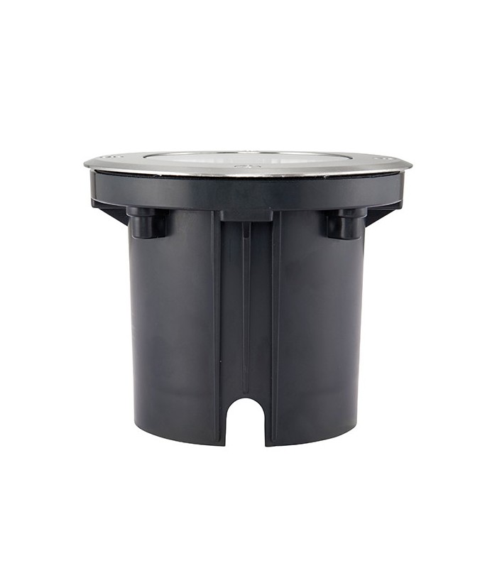 Integrated LED 1 Light Outdoor Recessed Light Brushed Stainless Steel, Glass IP67 - 4