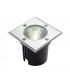 Integrated LED 1 Light Outdoor Recessed Light Brushed Stainless Steel, Glass IP67 - 2