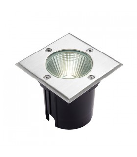 Integrated LED 1 Light Outdoor Recessed Light Brushed Stainless Steel, Glass IP67 - 2