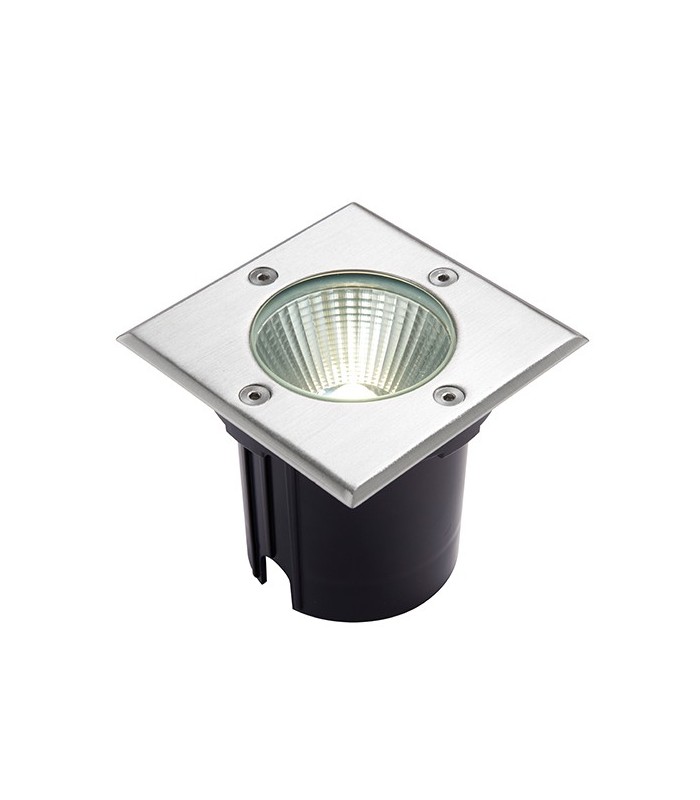 Integrated LED 1 Light Outdoor Recessed Light Brushed Stainless Steel, Glass IP67 - 2