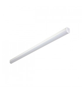 Integrated LED 4ft Emergency Linear Batten Opal, Gloss White - 2