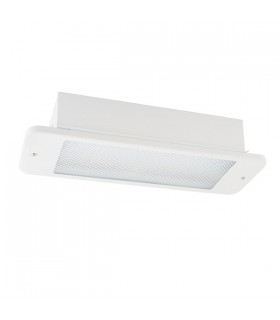 Integrated LED 1 Light Recessed Panel Light Gloss White, Prismatic - 2