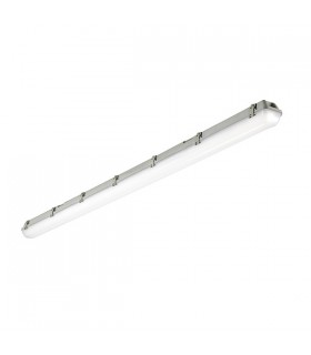 Integrated LED Outdoor Light 6ft Linear Batten Frosted IP65 - 2