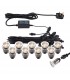 Integrated LED 10 Light Outdoor Recessed Light Kit Polished Stainless Steel, Clear IP67 - 2