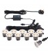 Integrated LED 10 Light Outdoor Recessed Light Kit Polished Stainless Steel, Clear IP67 - 2