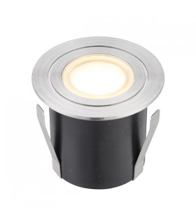 Integrated LED 1 Light Outdoor Recessed Light Marine Grade Brushed Stainless Steel, Frosted IP67 - 2
