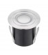 Integrated LED 1 Light Outdoor Recessed Light Marine Grade Brushed Stainless Steel, Frosted IP67 - 4