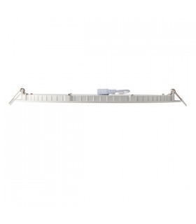 Integrated LED Recessed Light Panel Matt White, Frosted Acrylic - 2