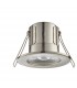 Fire Rated Integrated LED Bathroom Recessed Light Satin Nickel Plate, Acrylic IP65 - 2