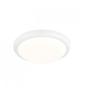 Integrated LED Flush Light Gloss White, Opal Polypropylene - 2