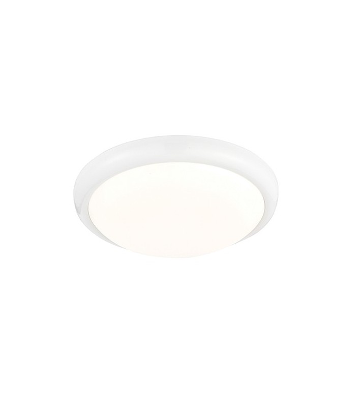 Integrated LED Flush Light Gloss White, Opal Polypropylene - 2