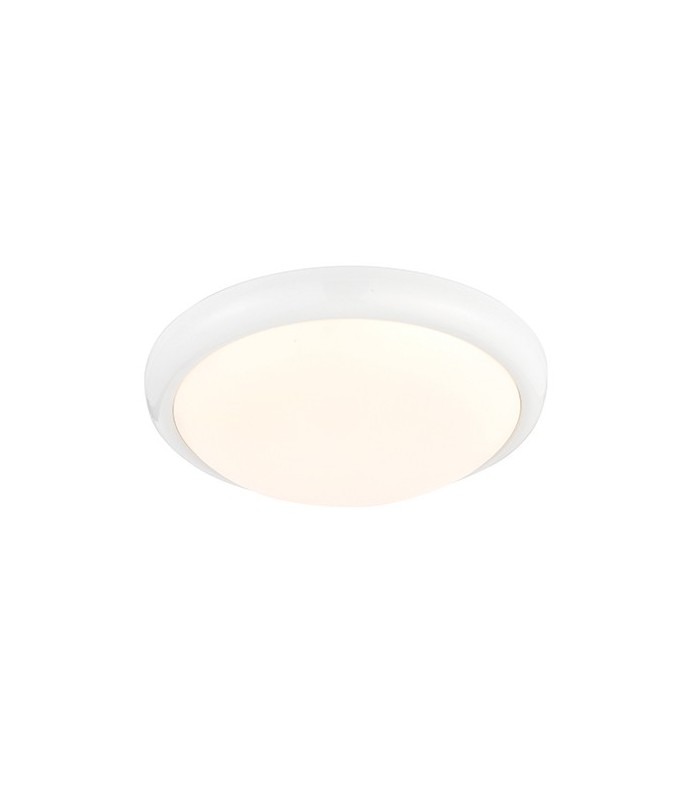 Integrated LED Flush Light Gloss White, Opal Polypropylene - 3