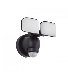 Integrated LED Outdoor Wall Light Matt Black, Frosted IP44 - 2