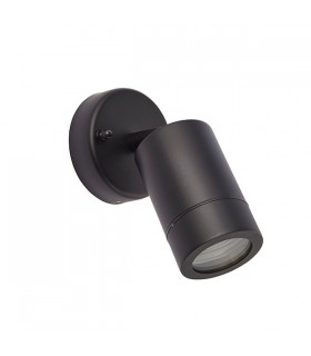Outdoor Spotlight Matt Black, Glass IP44, GU10 - 2