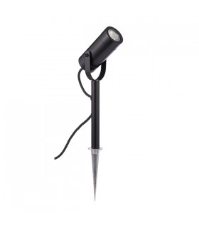Outdoor Spike Light Matt Black, Glass IP44, GU10 - 2