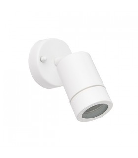 Outdoor Spotlight Gloss White, Glass IP44, GU10 - 2