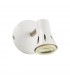 1 Light Spotlight Gloss White, Satin Chrome Plate, GU10 - 4