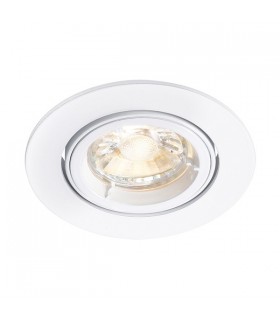 Recessed Tilt Downlight Matt White, GU10 - 2