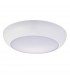 Integrated LED Outdoor Flush Light Gloss White, Opal IP65 - 2