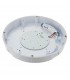 Integrated LED Outdoor Flush Light Gloss White, Opal IP65 - 3