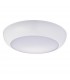 Integrated LED Outdoor Flush Light Gloss White, Opal IP65 - 2