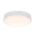 Integrated LED Outdoor Flush Light Gloss White, Opal IP65 - 2