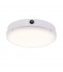 Integrated LED Outdoor Flush Light Gloss White, Opal IP65 - 3