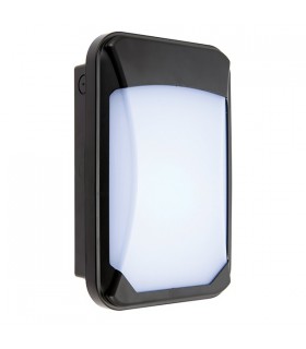 Integrated LED Outdoor Mini Microwave Wall Light Black IP65 - 2