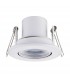 Fire Rated Integrated LED Tilt Recessed Light Matt White, Acrylic - 2