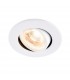 Fire Rated Integrated LED Tilt Recessed Light Matt White, Acrylic - 3